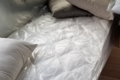 This one had double beds instead of a single jammed up against a wall. Nice if you want to get up without disturbing your partner.