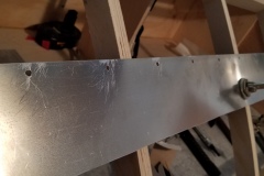 Closer shot of my screwing template. I'm a big believer in templates... especially if you want consistency.