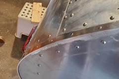 A view of how well the trim hides the small gap