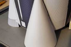 Engine fairing without the exterior covering