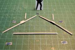 Inside the engine fairings, they were reinforced with struts