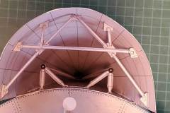 A shot directly up the fairing