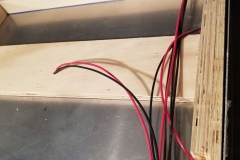 backing plate in the ceiling, sleeping area for the dome lights.