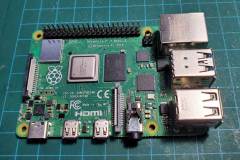 The Raspberry Pi 4 with 8Gb of RAM motherboard