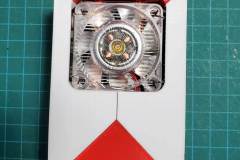Top view of the assemble computer