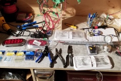 Just some of the wiring equipment and supplies.