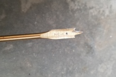 8. Standard wood spade drill bit.