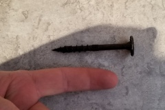 Size of lag bolts.