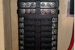 Fuse Panel with the battery leads connected