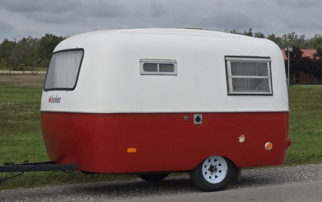 Our boler on the way home from being purchased