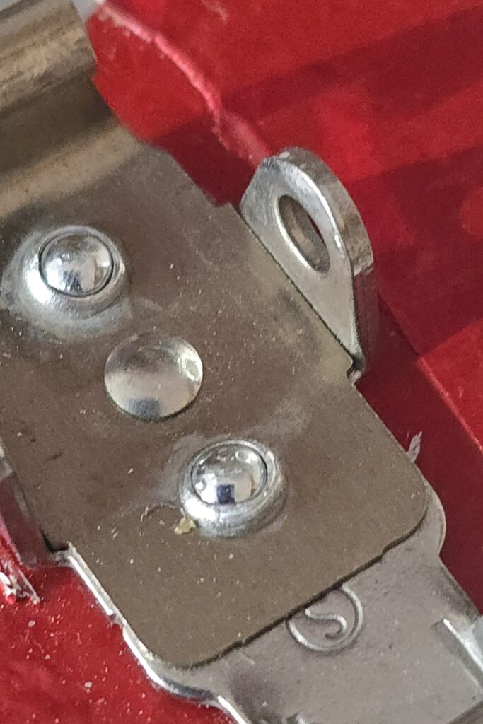 Lower Bracket pop rivetted in place